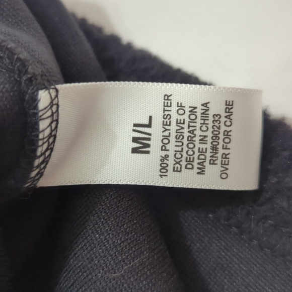 Pacsun Hooded Polar Fleece Shacket, Color Black Size M/L - Picture 16 of 16